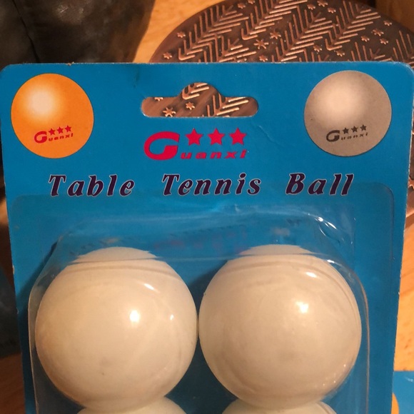 New Guanxi Table Tennis Balls/Ping Pong Balls 6 in pack (5 packs) = 30 balls - Picture 3 of 5